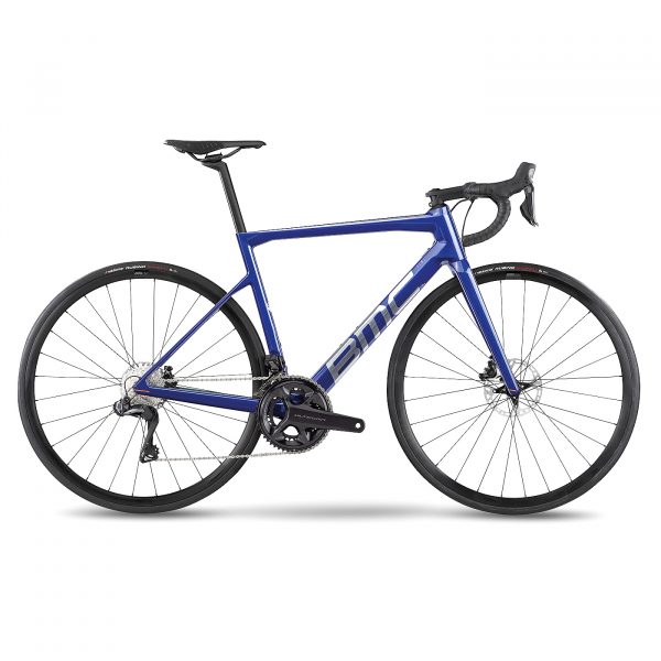 BMC TEAMMACHINE SLR THREE Carbon Roadbike - 2023 - sparkling blue / brushed alloy